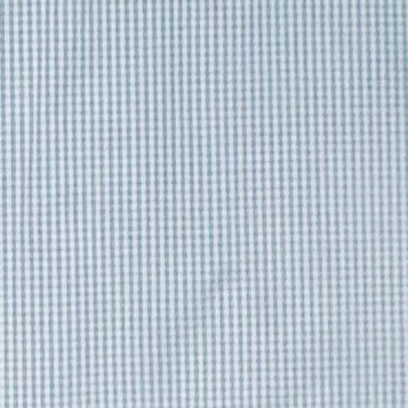 Pronto Uomo Button Down 100% Cotton Shirt Men 18.5T Light Blue & White Check - Picture 5 of 7